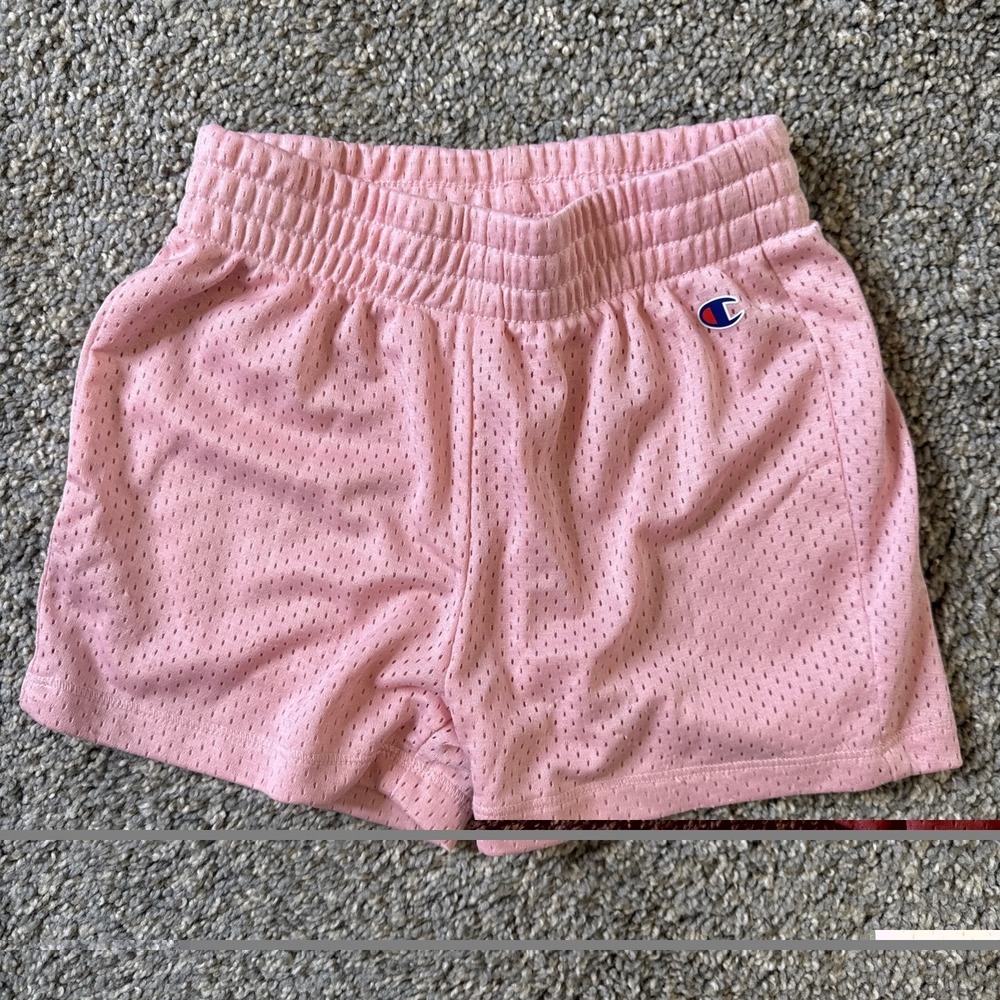 Champion Girl Shorts Essential Mesh Pink Size 6